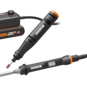 Worx MakerX WX988M Set, 20V Akku-Set mit Multifunktionstool und Lötkolben für kreative Arbeiten, inkl. HubX und Koffer. | Zustand: Wie Neu