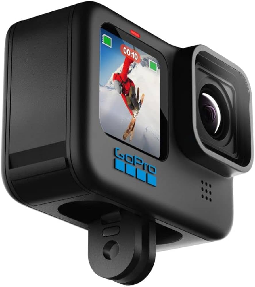 GoPro Hero10 Black, Schwarze Action-Kamera mit Tasche, 5.3K Video, HyperSmooth 4.0. | Zustand: Sehr Gut – Bild 2