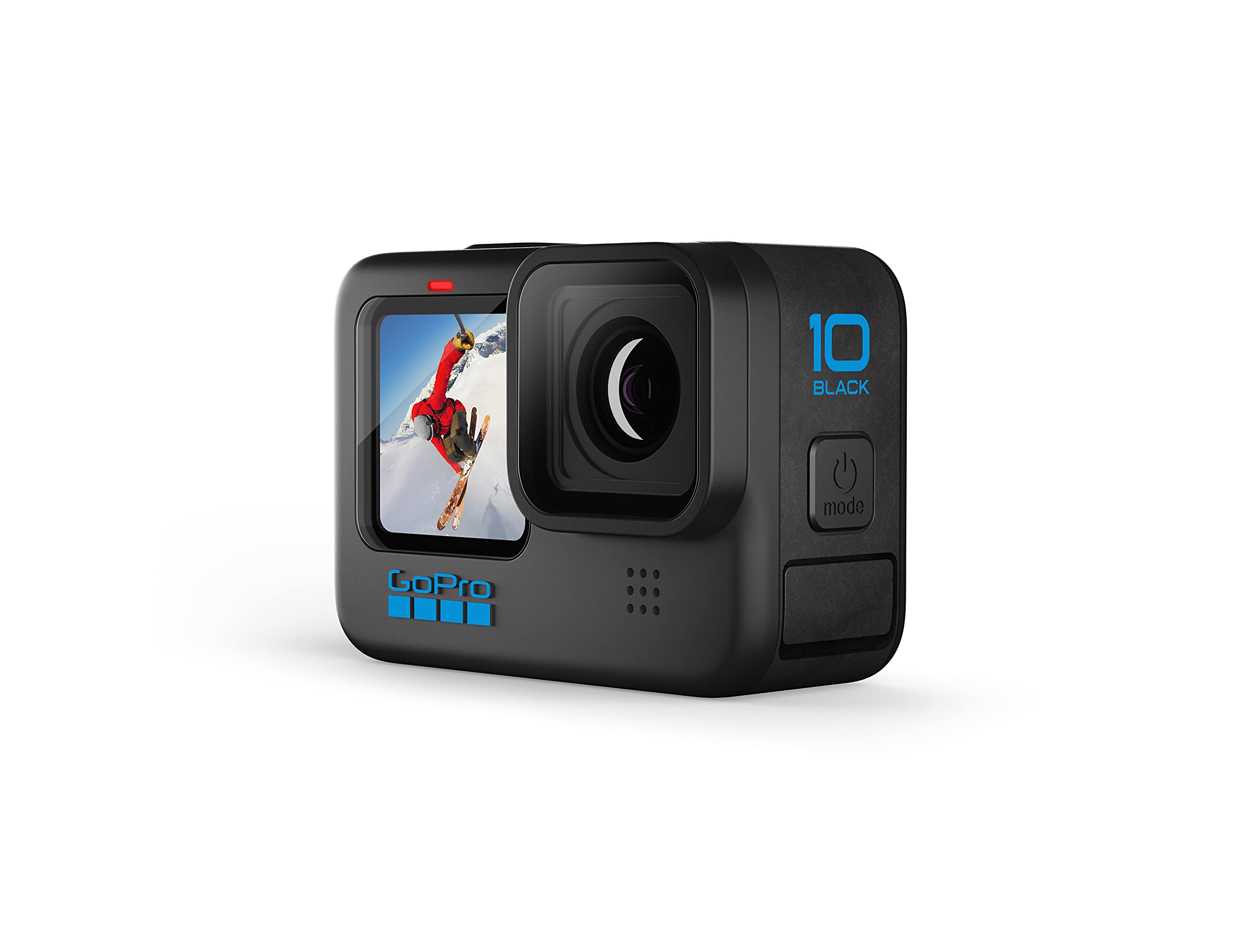GoPro Hero10 Black, Schwarze Action-Kamera mit Tasche, 5.3K Video, HyperSmooth 4.0. | Zustand: Sehr Gut – Bild 4