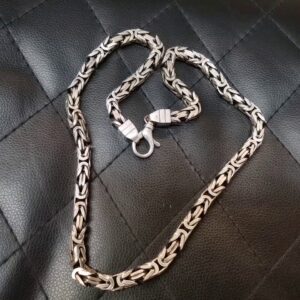 925 Silber Königskette 215gr, Massive Königskette aus 925 Sterling Silber, ca. 215 Gramm. | Zustand: Gut