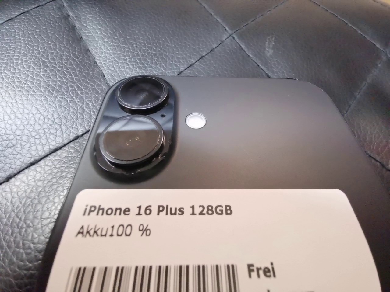iPhone 16 Plus 128GB, Akku100 % | SimLock: Frei | Zustand: Gut | Farbe: schwarz | Akku: 100% – Bild 6