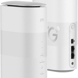 ZTE MC801A 5G Router, Weißer 5G WLAN Router mit WiFi 6 und Netzteil. | Zustand: Gut