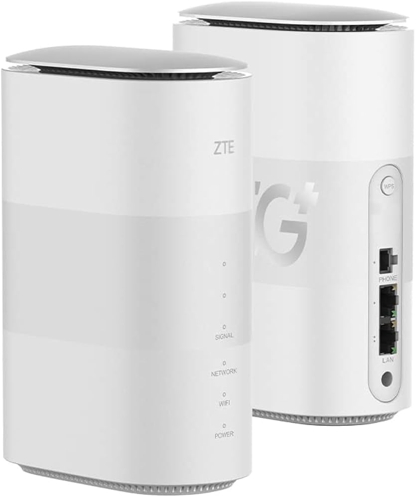ZTE MC801A 5G Router, Weißer 5G WLAN Router mit WiFi 6 und Netzteil. | Zustand: Gut
