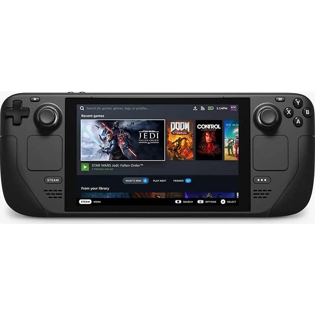 Valve Steam Deck 512GB LCD, Gebraucht, mit Tasche und Ladegerät. | Zustand: Gut | Farbe: schwarz – Bild 2
