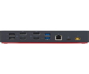 Lenovo ThinkPad Hybrid USB-C Dock, Dockingstation mit Netzteil, USB-C | USB-A Anschluss, unterstützt Dual 4K. | Zustand: Gut – Bild 2