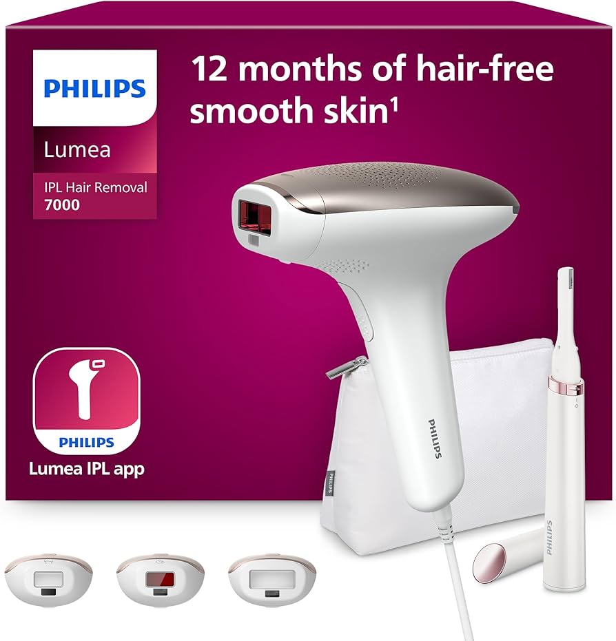 Philips Lumea IPL 7000 Series, IPL Haarentfernungsgerät, ovp, mit Zubehör und App-Unterstützung. | Zustand: Neu