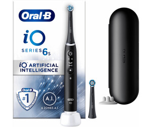 Oral-B iO Series 6 Black Lava, Elektrische Zahnbürste, JAS22, ovp, mit iO Technologie und Reiseetui. | Zustand: Neu