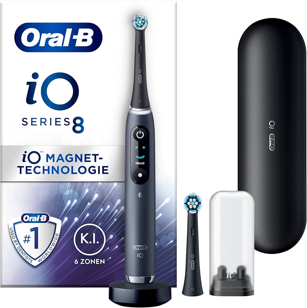Oral-B iO Series 9n Black Onyx, Elektrische Zahnbürste mit 2 Aufsteckbürsten, OVP, KI-Funktion, 7 Modi. | Zustand: Neu – Bild 3