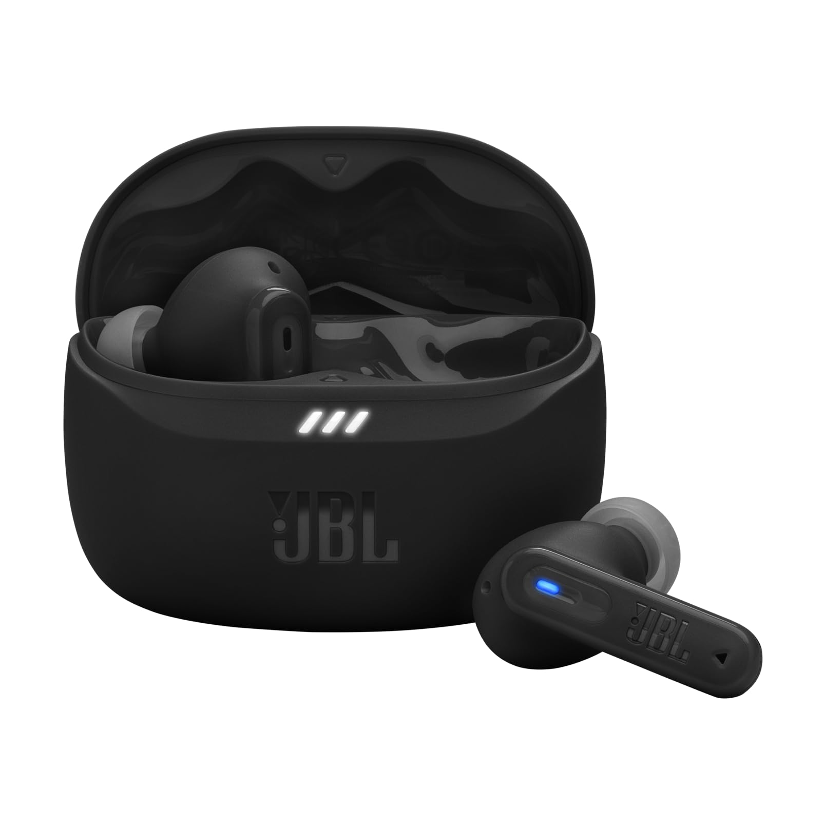 JBL Vibe Beam 2 Schwarz, True Wireless In-Ear Kopfhörer mit OVP, JBL Pure Bass Sound, ANC und Smart Ambient. | Zustand: Neu – Bild 3
