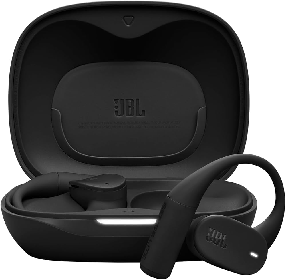 JBL Sense Lite Schwarz, True Wireless Open-Ear Kopfhörer mit Ohrbügel, OVP, IP54 wasser- und staubresistent. | Zustand: Neu