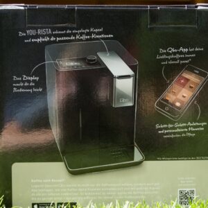 Qbo You-Rista Ultimate Black, Kaffeekapselmaschine mit App-Steuerung, neuwertig, mit Originalverpackung. | Zustand: Neu