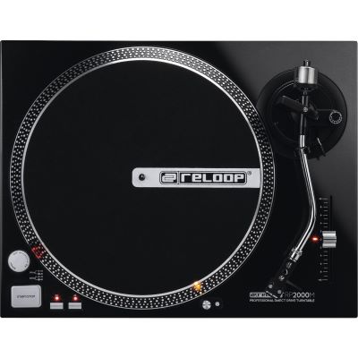 Reloop RP2000M, ovp, Quartz-driven Direct-Drive DJ-Plattenspieler in Schwarz, robust, mit S-Tonarm. | Zustand: Sehr Gut – Bild 2