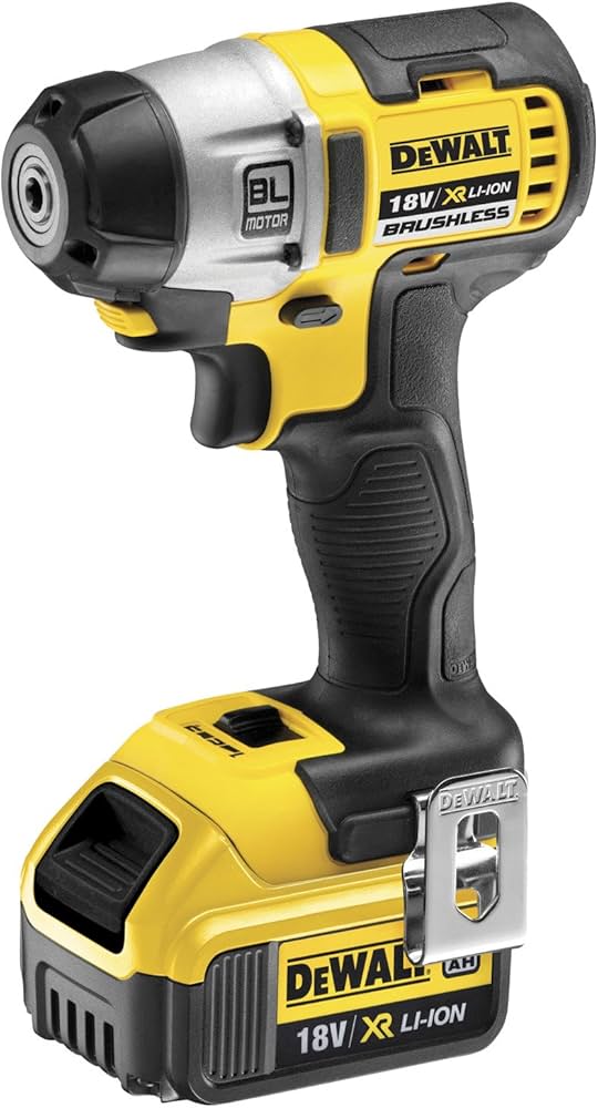 Dewalt DCD796/DCF895 Set 18V Gelb, Kombi-Bohrschrauber und Schlagschrauber Set mit 3x 18V Akkus (2x 5Ah, 1x 2Ah) und Ladegerät. | Zustand: Sehr Gut – Bild 2