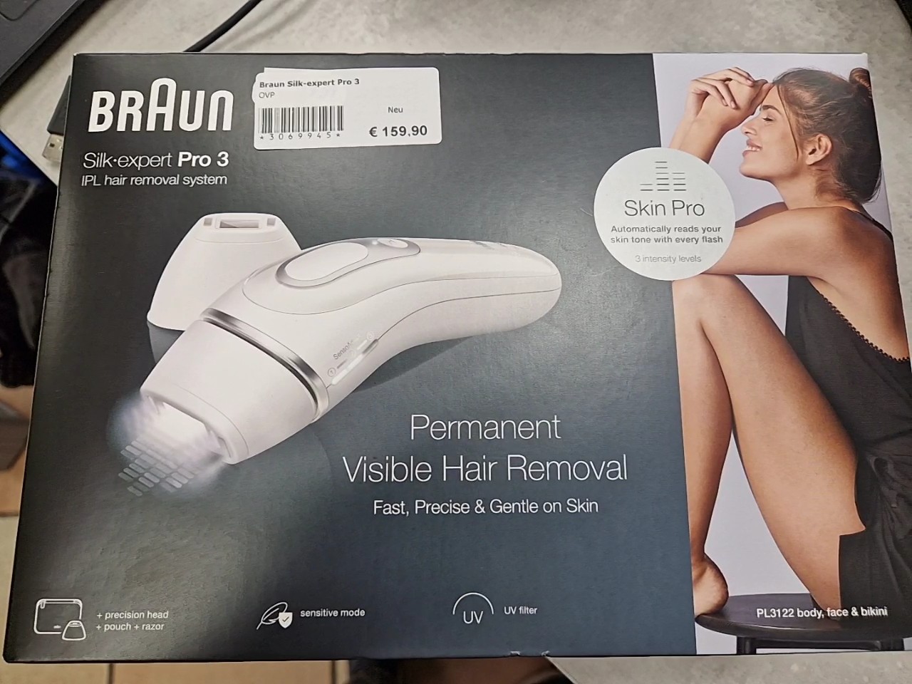 Braun Silk-expert Pro 3, IPL Haarentfernungssystem, neu und originalverpackt (ovp), inkl. Zubehör. | Zustand: Neu