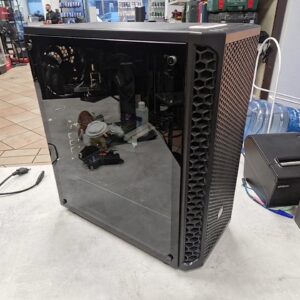 Eigenbau PC AMD Ryzen 5 GTX 1660 Ti, Custom PC mit Ryzen 5 3600, 16GB RAM, 512GB SSD, GTX 1660 Ti 6GB, Win 10 Pro. Gehäuse mit Glas und Wabenstruktur. | Zustand: Gut
