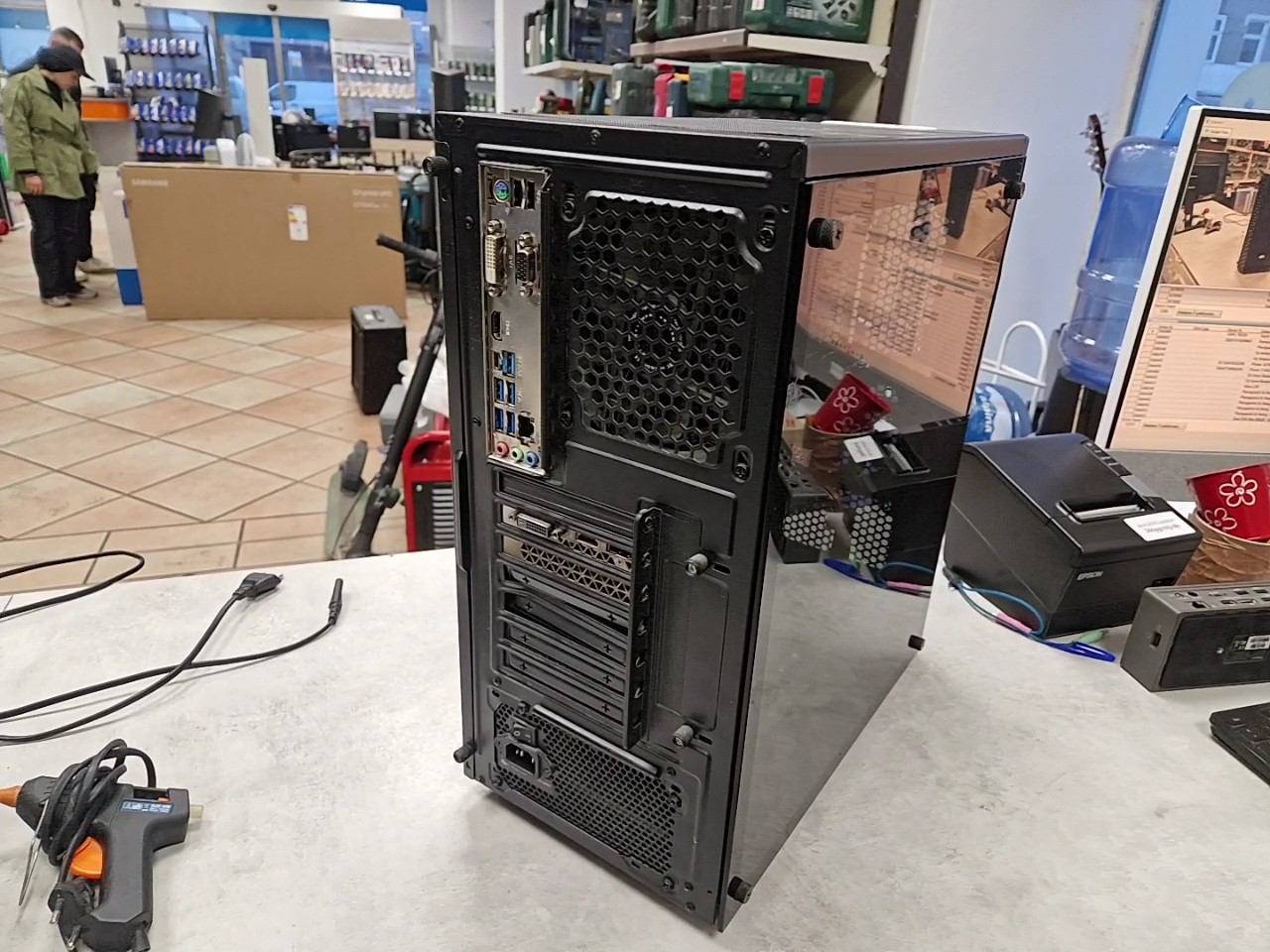 Eigenbau PC AMD Ryzen 5 GTX 1660 Ti, Custom PC mit Ryzen 5 3600, 16GB RAM, 512GB SSD, GTX 1660 Ti 6GB, Win 10 Pro. Gehäuse mit Glas und Wabenstruktur. | Zustand: Gut – Bild 3