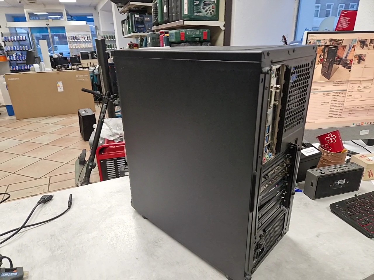 Eigenbau PC AMD Ryzen 5 GTX 1660 Ti, Custom PC mit Ryzen 5 3600, 16GB RAM, 512GB SSD, GTX 1660 Ti 6GB, Win 10 Pro. Gehäuse mit Glas und Wabenstruktur. | Zustand: Gut – Bild 4