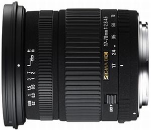 Sigma 17-70mm DC Macro 1:2.8-4.5, Standard Zoom Objektiv für APS-C Kameras, gute Allround-Leistung, Makro-Funktion. | Zustand: Gut