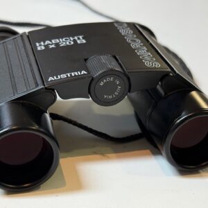 Swarovski Habicht Pocket 8x20 B Schwarz, Kompaktes Taschenfernglas, Made in Austria, inkl. Tasche und Trageriemen. | Zustand: Sehr Gut