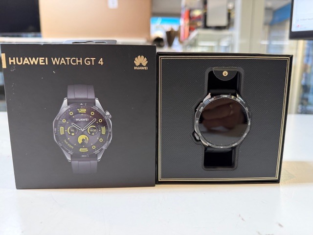 Huawei Watch GT 4 46mm Black, Mit Verpackung und Ladegerät | Zustand: Sehr Gut – Bild 3
