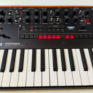 Korg Monologue, Schwarz, Analogsynthesizer mit Sequenzer, inkl. Netzteil (nicht original). | Zustand: Gut