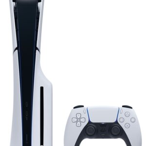 Sony PS5 Slim Disc Edition, Mit 1 Controller, HDMI- und Stromkabel, ohne Originalverpackung. | Zustand: Sehr Gut | Farbe: weiss