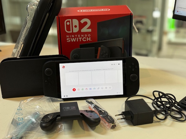 Nintendo Switch 2 Konsole (2025), Mit Originalverpackung, Dockingstation, Ladegerät und Tasche. | Zustand: Sehr Gut | Farbe: schwarz – Bild 3