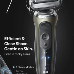 Braun Series 7 72-C1200S Gold, Elektrorasierer Wet&Dry, 3 Schermodi, 360° SkinFlex, Li-Ion Akku, Made in Germany. | Zustand: Neu