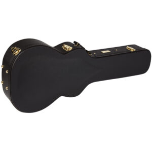 Fender Paramount Hardcase Schwarz, Hartschalenkoffer für Fender Paramount Akustikgitarren, z.B. Dreadnought oder Parlour.  | Zustand: Gut
