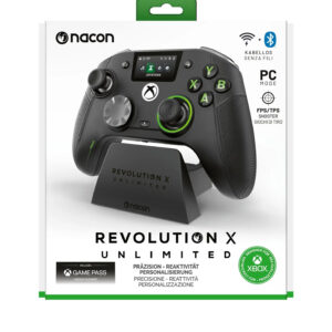 Nacon Revolution X Unlimited schwarz, Kabelloser Controller für Xbox Series X | S, Xbox One und PC mit LCD-Display und Game Pass. | Zustand: Neu