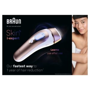 Braun Skin i-expert Pro PL7253, IPL-Haarentferner, Smart IPL, mit App-Anbindung, 3 Aufsätzen und Tasche. | Zustand: Neu