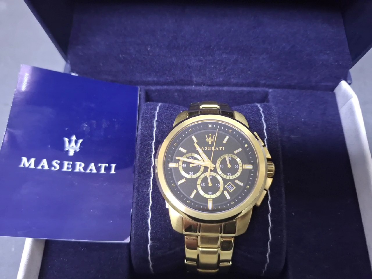 Maserati R8873621013 Successo Chronograph, ovp, batterie leer | Zustand: Sehr Gut – Bild 2