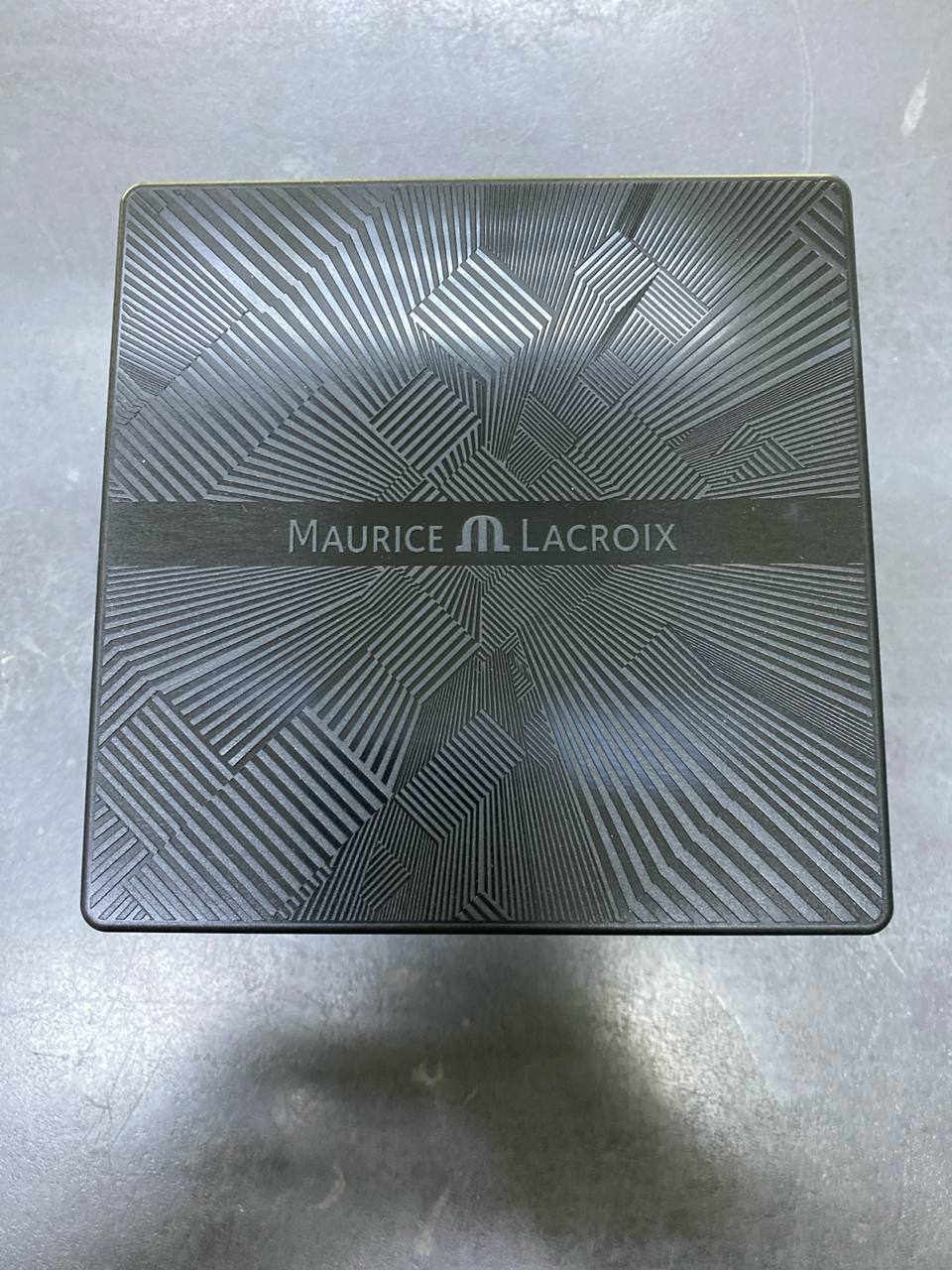 Maurice Lacroix Eliros Chronograph EL1098-SS006-420-1, 40mm, blaues Zifferblatt, Edelstahlband, Quarzwerk, Datum, Chronograph. | Zustand: Neu – Bild 4