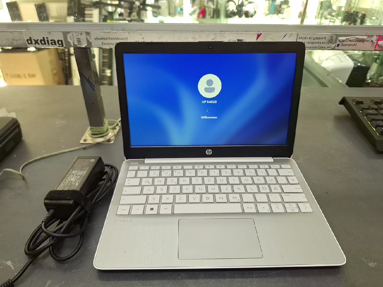 HP Stream 11-ak0200ng, 11,6 Zoll, Celeron N4120, 4GB RAM, 64GB eMMC, Windows 11 Home S-Modus | Zustand: Gut – Bild 2