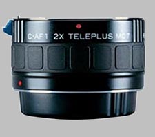 Kenko C-AF1 2x Teleplus MC7, 2x Telekonverter für Canon EF, 7 Elemente in 4 Gruppen, verlängert Brennweite um Faktor 2. | Zustand: Gut