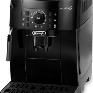 DeLonghi Magnifica S ECAM12.121.B, Schwarzer Kaffeevollautomat mit manueller Dampfdüse, 13-stufigem Mahlwerk und 1,8L Wassertank. | Zustand: Neu