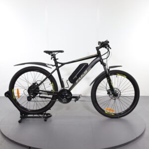 Fuji E-Nevada Two Schwarz, E-Mountainbike mit Akku, Ladegerät und Schlüsseln..