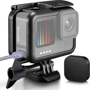 GoPro Media Mod mit Rahmen, Für HERO 9 | 10 | 11 | 12, mit Richtmikrofon, 3.5mm Port, HDMI-Out, 2 Kaltschuhe. | Zustand: Neu