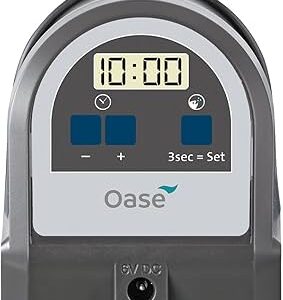 Oase FishGuard Futterautomat, Automatischer Futterspender mit LCD-Display, Schutz vor Feuchtigkeit, für Flocken | Granulat. | Zustand: Neu