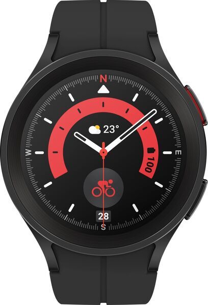 Samsung Galaxy Watch 5 Pro 2022, 45mm, Titanium, GPS | BT, Sapphire Crystal Display, lange Akkulaufzeit. | Zustand: Sehr Gut