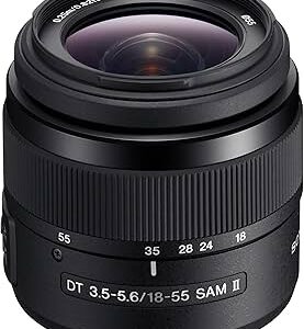 Sony DT 18-55mm F3.5-5.6 SAM II, Standard-Zoomobjektiv für A-Mount Kameras, leicht und kompakt. | Zustand: Gut
