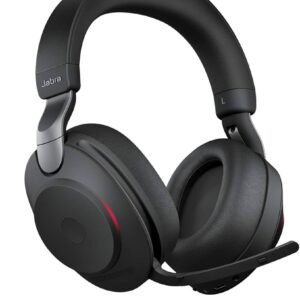 Jabra Evolve2 85 Schwarz, Premium Wireless Headset mit ANC, Boom-Mikrofon und USB-Dongle. Bis zu 37h Akkulaufzeit. | Zustand: Wie Neu