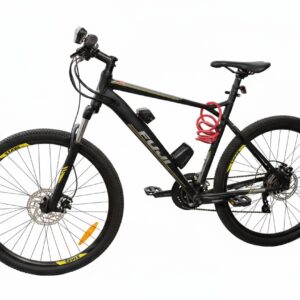 Fuji E-Nevada Two Schwarz, E-Mountainbike mit Akku, Ladegerät und Schlüsseln..