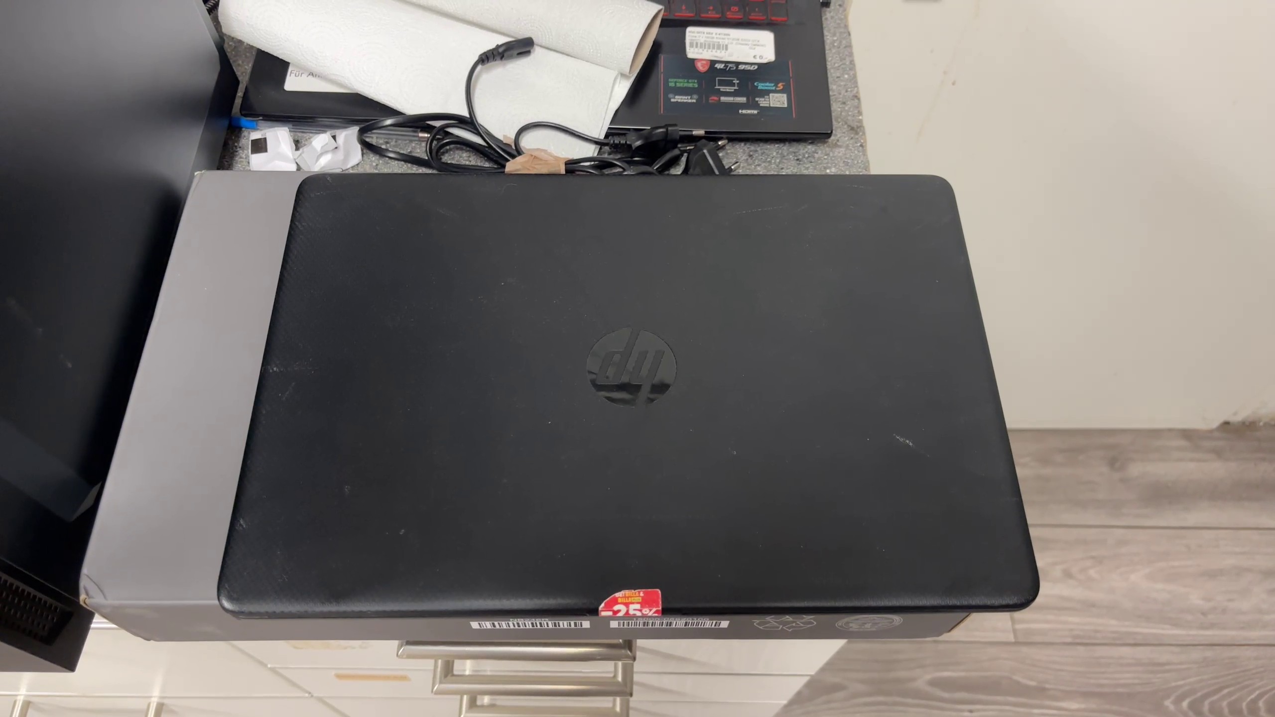 HP 15-dw3254ng, i5-1135G7, 8GB RAM, 500GB SSD, Schwarz, guter Zustand laut Aufkleber | Zustand: Sehr Gut – Bild 4