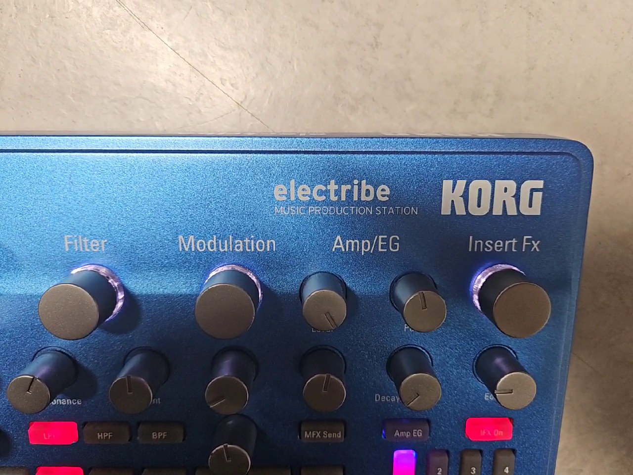 KORG electribe 2 (blau), music production station, synthesizer | sampler, dc9v netzteil oder aa batterien, zubehör: netzteil | Zustand: Sehr Gut – Bild 2