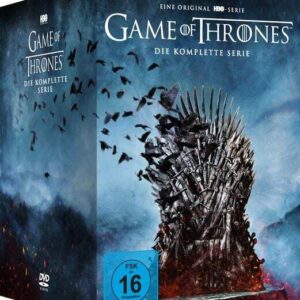 Game of Thrones Komplette Serie DVD, HBO Fantasy-Serie, alle Staffeln (1-8), 38 DVDs, FSK 16. | Zustand: Sehr Gut