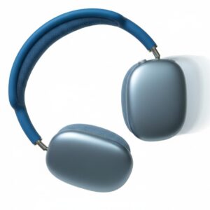 Apple AirPods Max Starlight, Lightning Anschluss  |  Over-Ear Kopfhörer mit Noise Cancelling und Spatial Audio. | Zustand: Wie Neu | Farbe: blau