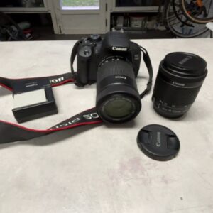 Canon EOS 400D Set, Mit 2 Objektiven (18-55mm, 55-250mm), 2 Akkus und Ladegerät. | Zustand: Sehr Gut