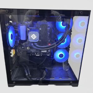 Mars Gaming MC-VIEW Schwarz, Custom PC ohne GPU | CPU, mit AIO, RGB, DDR5 Mainboard, Glas-Gehäuse, inkl. Zubehör | Zustand: Sehr Gut