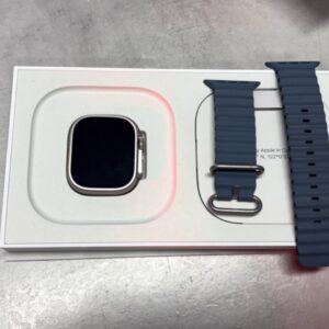 Apple Watch Ultra 3, OVP, Titan, blaues Ocean Band, neuwertig, Originalverpackung vorhanden. | Zustand: Wie Neu | Farbe: schwarz